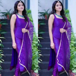 Partywear salwar kameez in beautiful color